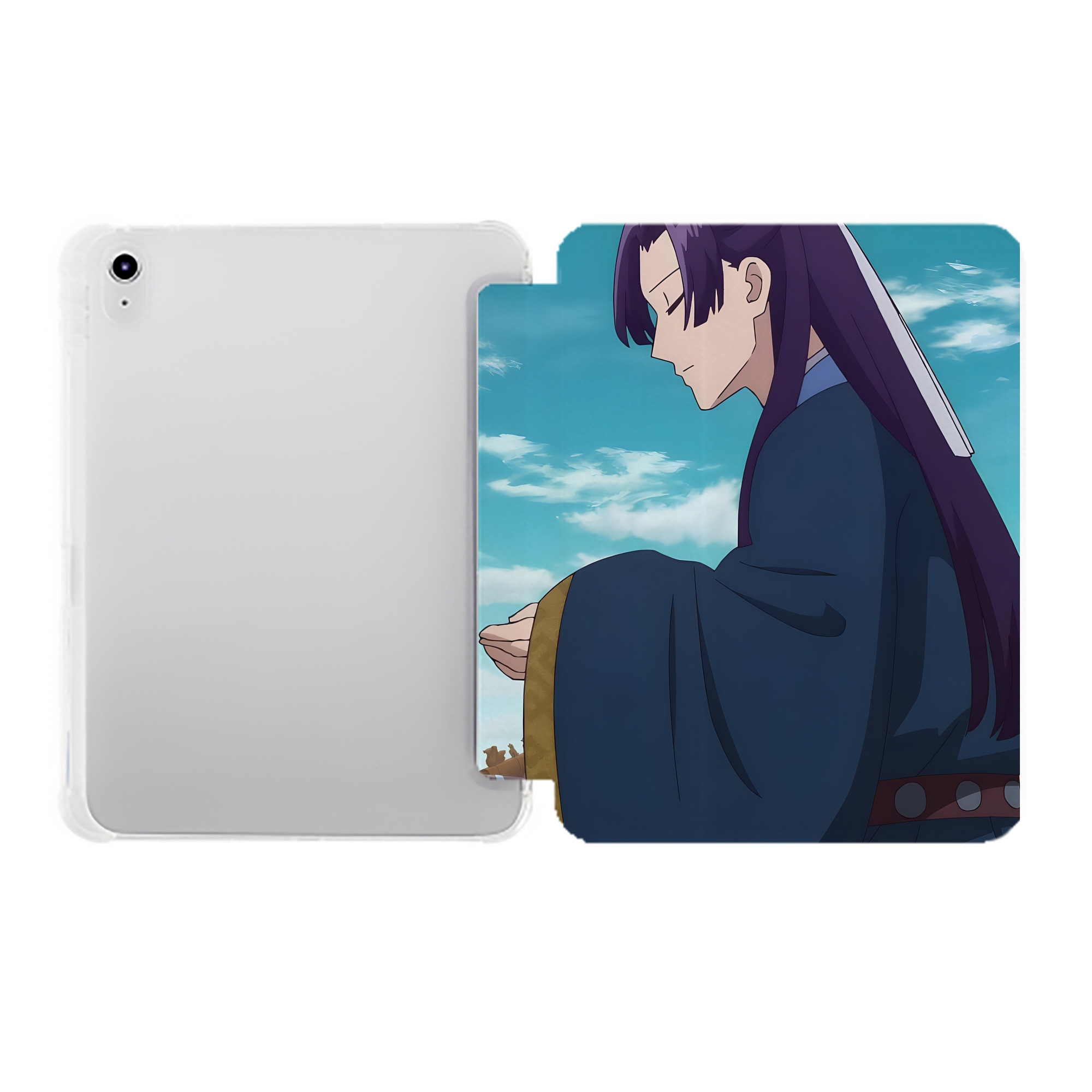 （画像用） 薬屋のひとりごと The Apothecary Diaries IPad ケース ペン収納付き 三つ折りスタンド PUレザー×シリコン 対応機種9.5/10.5/10.9インチ